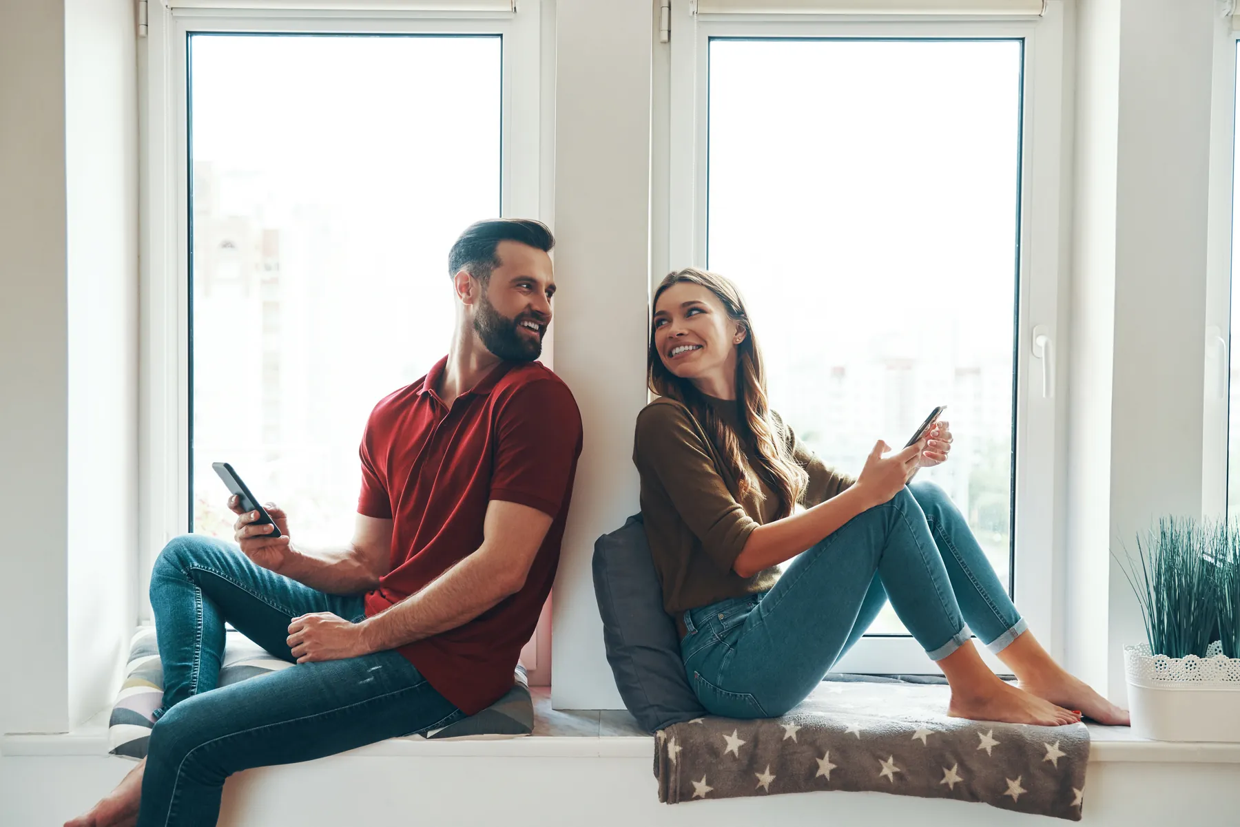 People at home