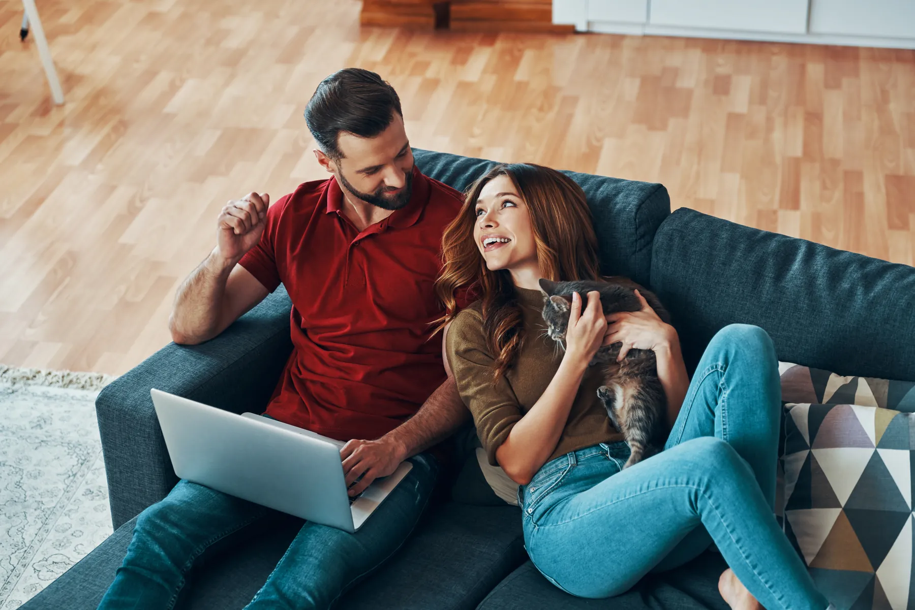 People reviewing financial information